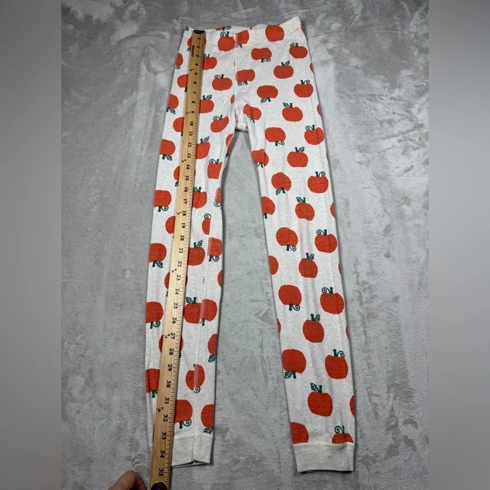 Hanna Andersson 100% Organic Cotton Pumpkin Fall Halloween PJ Bottom Pants 12